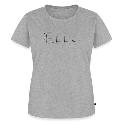 Ebbe - Damen Premium Bio T-Shirt - Grau meliert