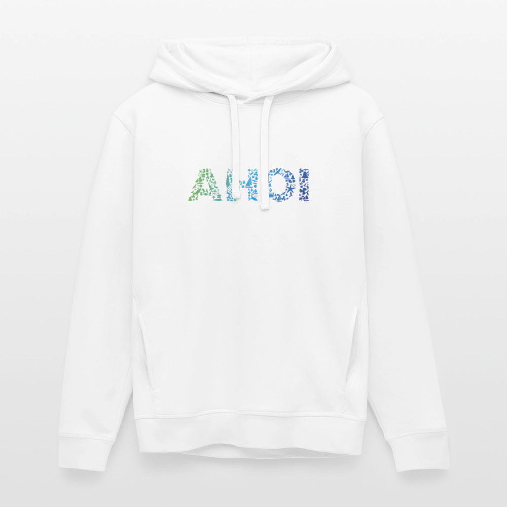 Unisex Bio-Hoodie - Ahoi doodles - Weiß