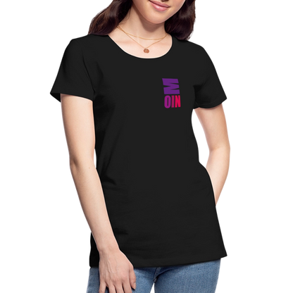 Frauen Premium Bio T-Shirt - Moin - Schwarz