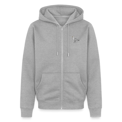 Möwe - Herren Premium Kapuzenjacke - Grau meliert