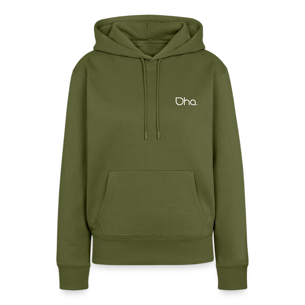 Oha (weiß) - Damen Premium Hoodie - Khaki