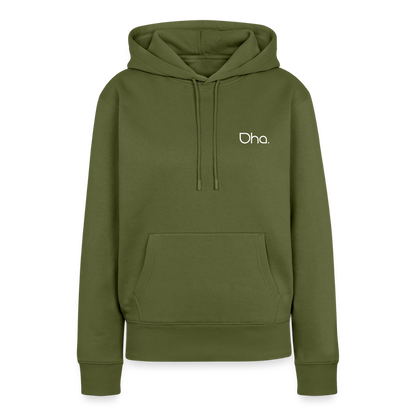 Oha (weiß) - Damen Premium Hoodie - Khaki