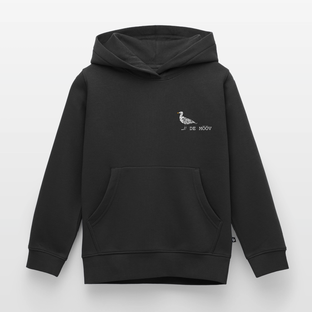 Kinder Premium Hoodie - de Mööv (weiss) - Schwarz