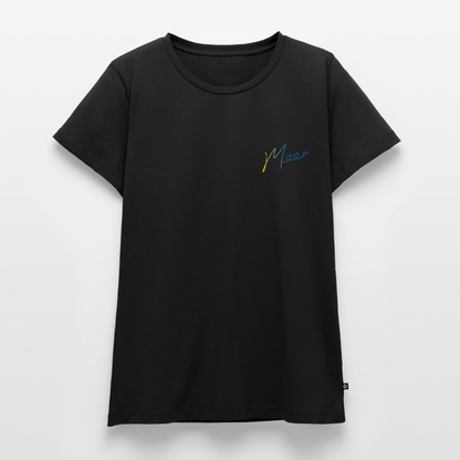 Damen Premium Bio T-Shirt - Meer - Schwarz