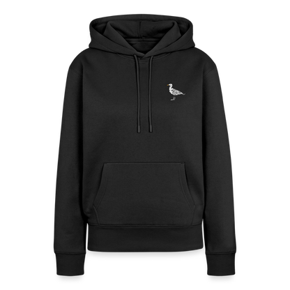Möwe - Damen Premium Hoodie - Schwarz