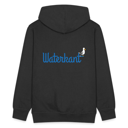 Männer Premium Kapuzenjacke - Waterkant - Schwarz
