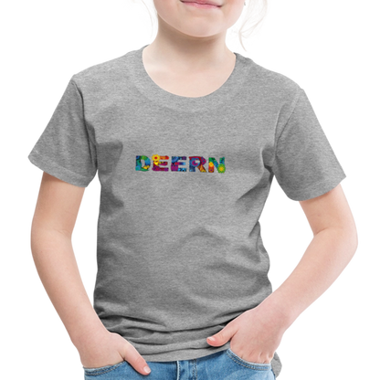 Kinder Premium T-Shirt - Deern - Grau meliert