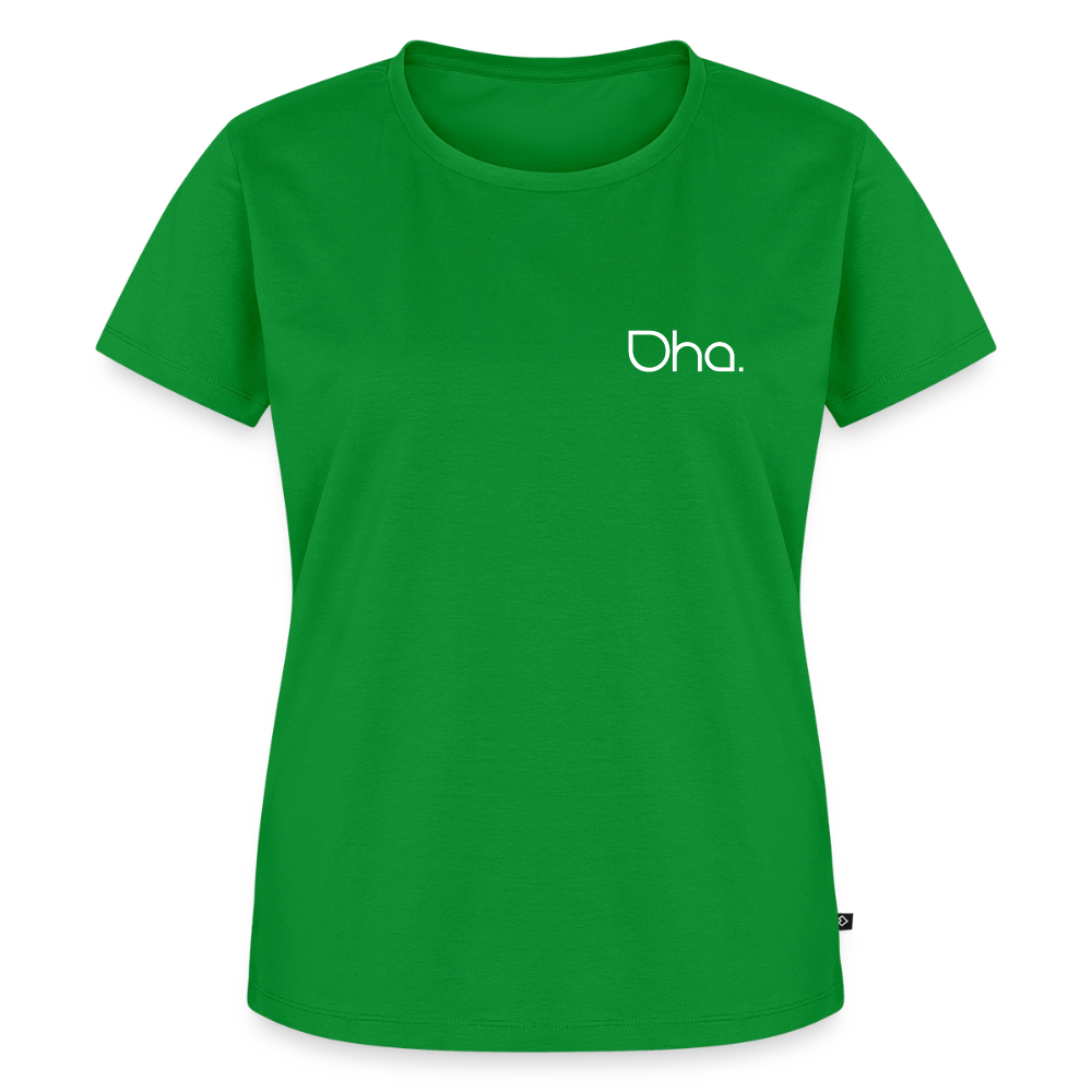 Oha (weiß) - Damen Premium Bio T-Shirt - Grün