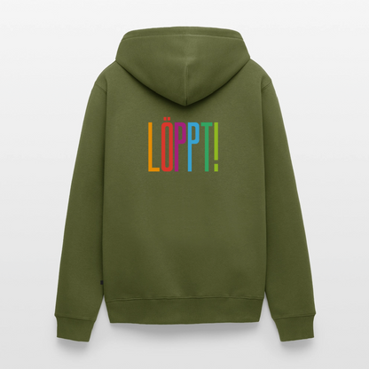 Herren Premium Kapuzenjacke - Löppt! - Khaki