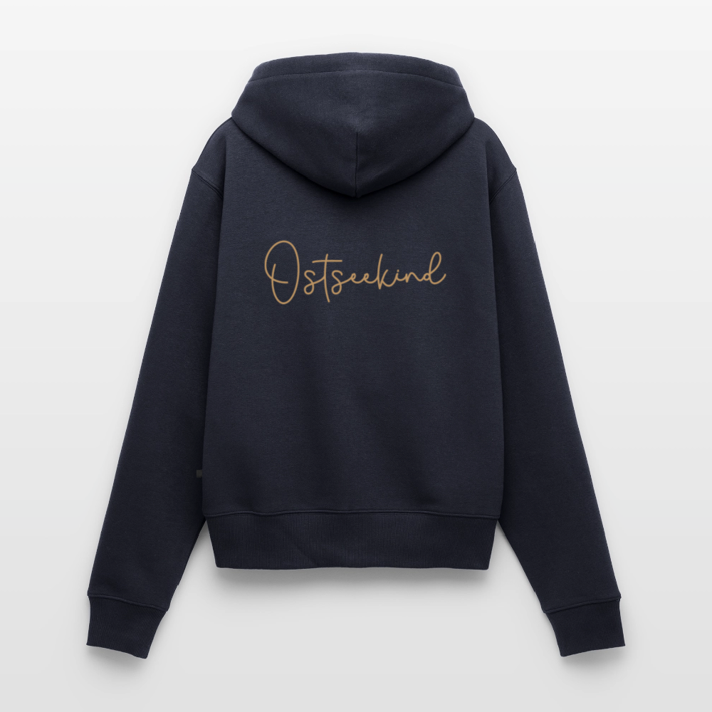 Damen Premium Kapuzenjacke - Ostseekind - Navy