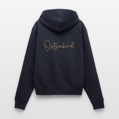 Damen Premium Kapuzenjacke - Ostseekind - Navy