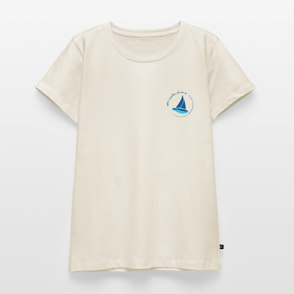 Küstenkurs - Damen Premium Bio T-Shirt - Naturweiß