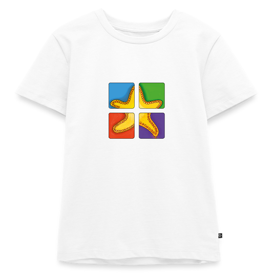 Kinder Premium T-Shirt - Seestern - Weiß
