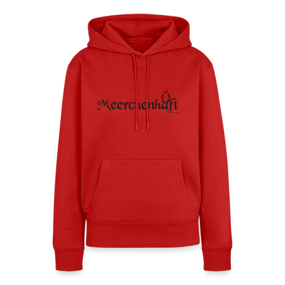 Meerchenhaft Damen Premium Hoodie im nordischen Stil - Rot