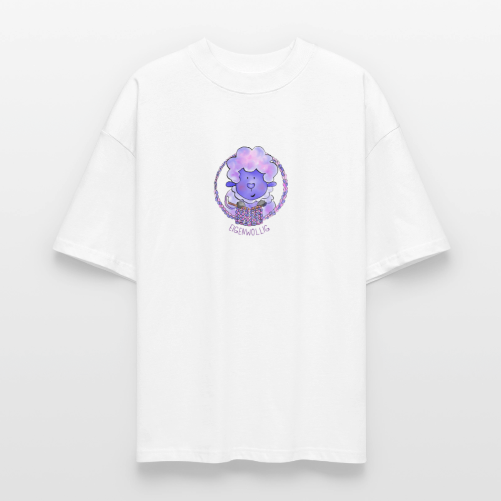 Unisex Oversized Bio T-Shirt - Eigenwollig - Weiß