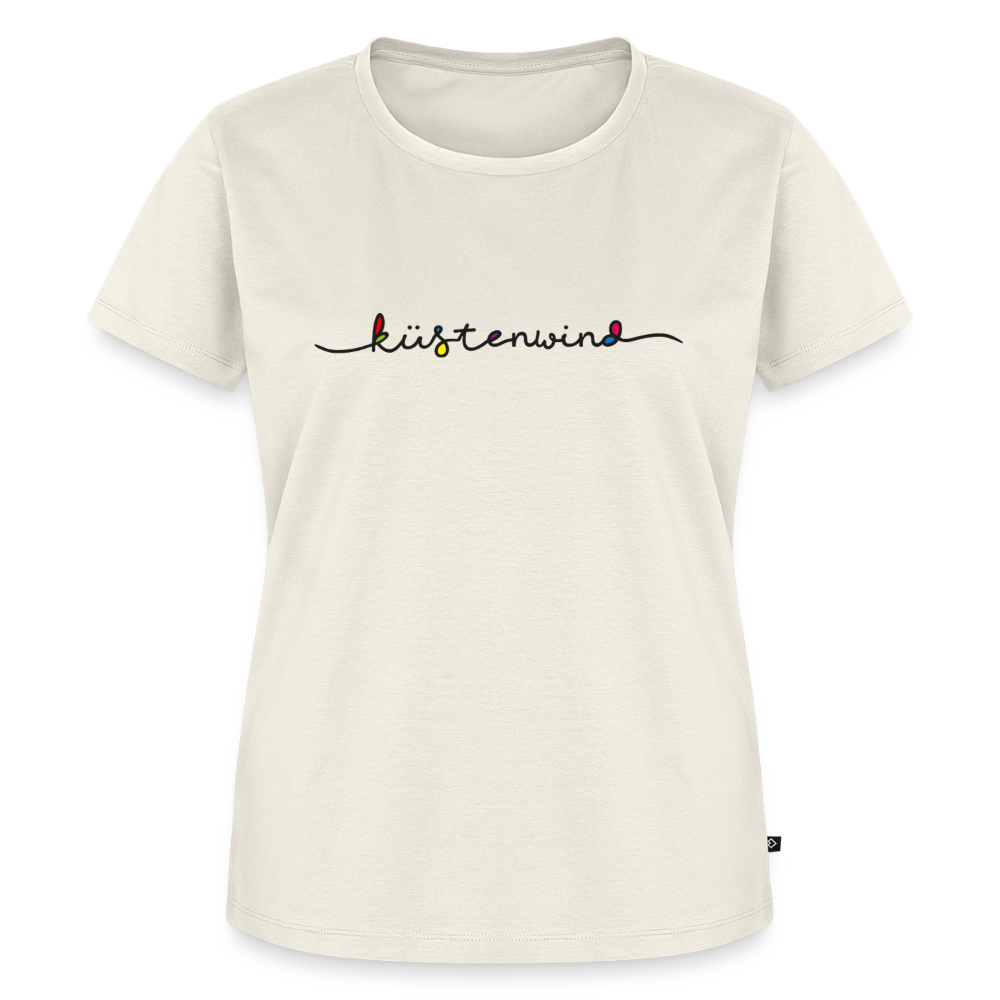 Küstenwind - Damen Premium Bio T-Shirt - Naturweiß
