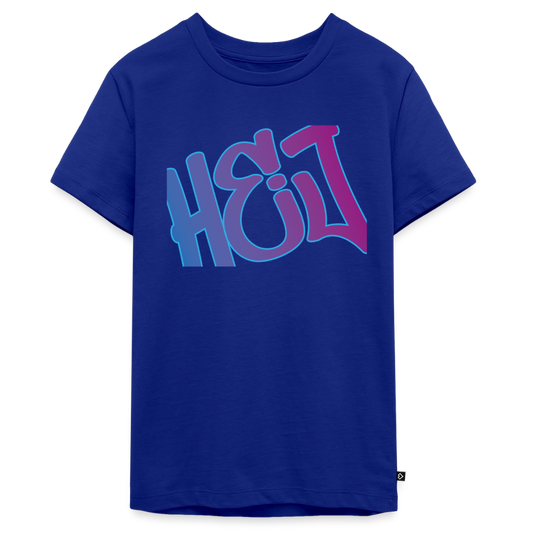 Teenager Premium T-Shirt "Hej" - Royalblau