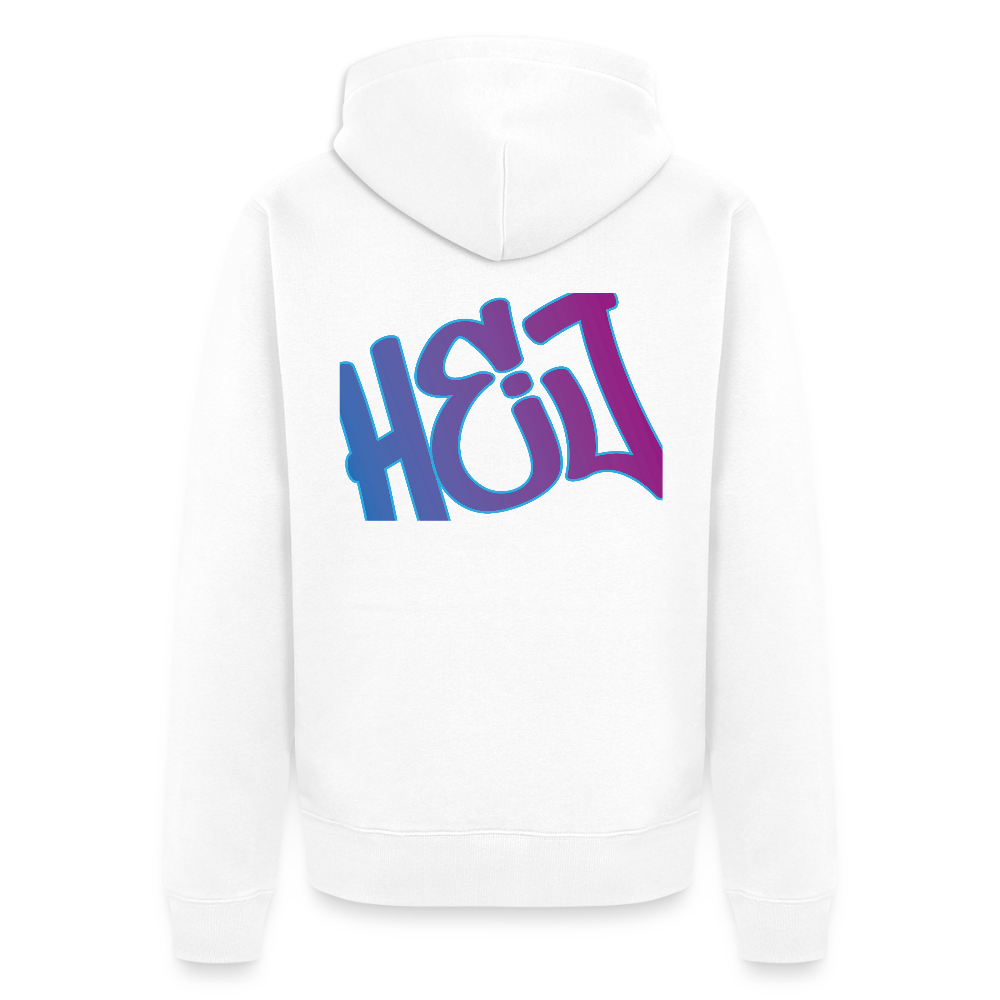 Herren Premium Kapuzenjacke - Hej - Weiß