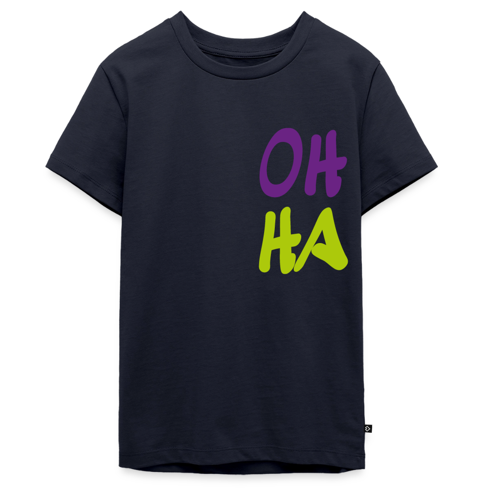 Teenager Premium T-Shirt "Oh ha" - Navy