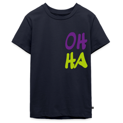 Teenager Premium T-Shirt "Oh ha" - Navy