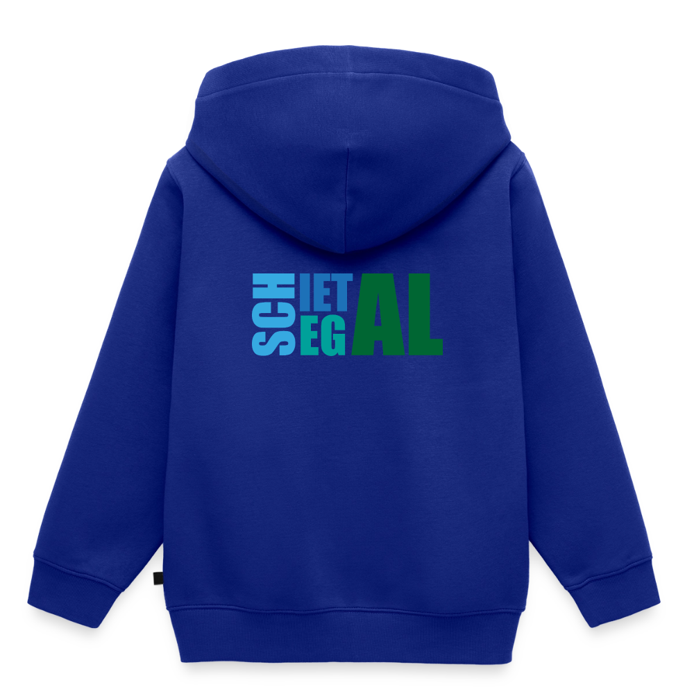 Kinder/Teenager Premium Hoodie "Schietegal" - Royalblau