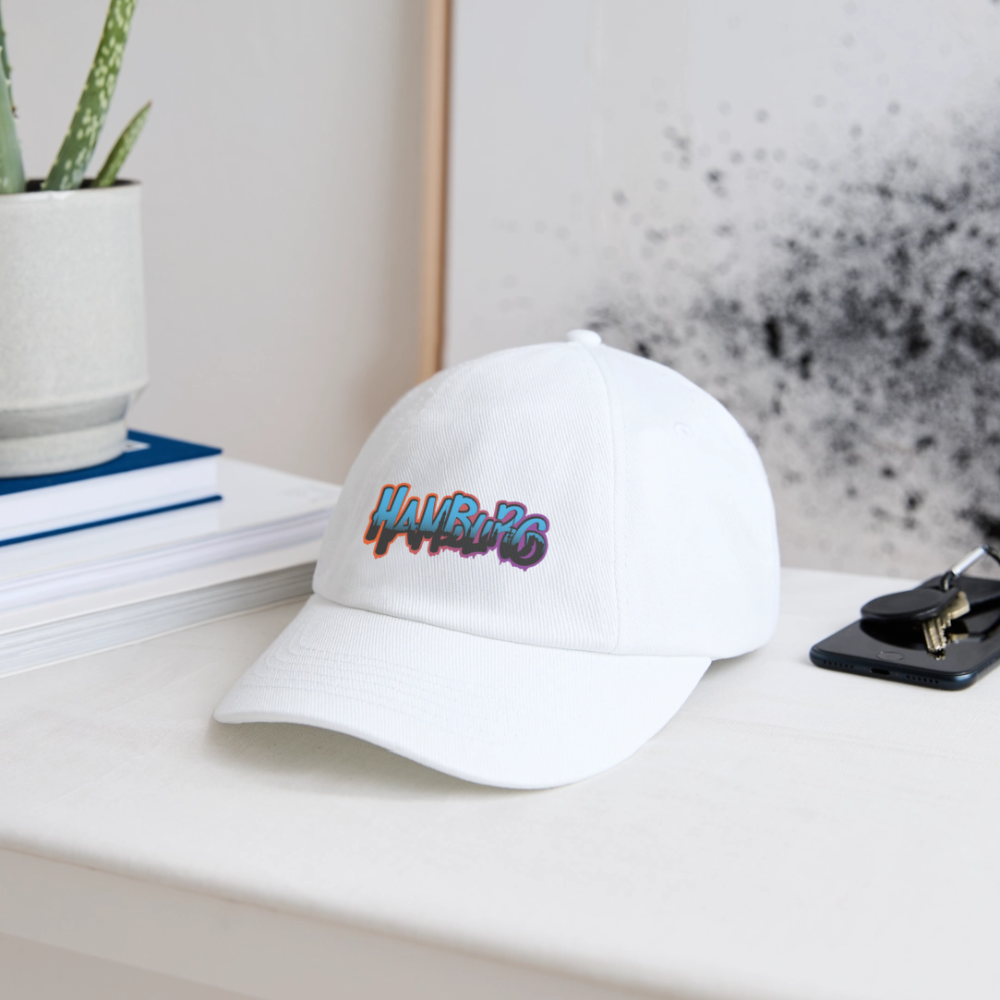 Baseballkappe - Hamburg - Weiß/Weiß