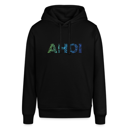 Unisex Bio-Hoodie - Ahoi doodles - Schwarz