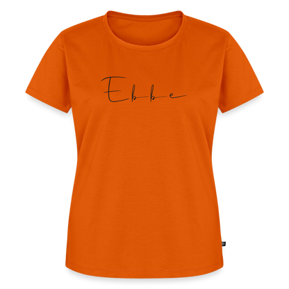 Ebbe - Damen Premium Bio T-Shirt - Orange 