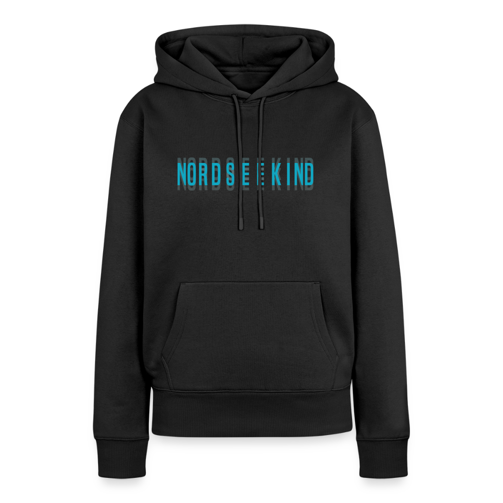 Nordseekind Damen Premium Hoodie - Schwarz