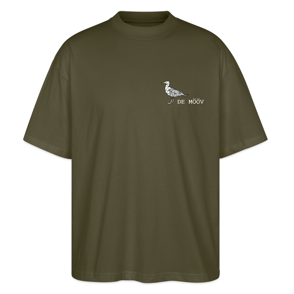 Unisex Oversize Bio-T-Shirt - de Mööv (weiss) - Khaki