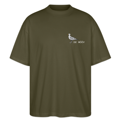 Unisex Oversize Bio-T-Shirt - de Mööv (weiss) - Khaki