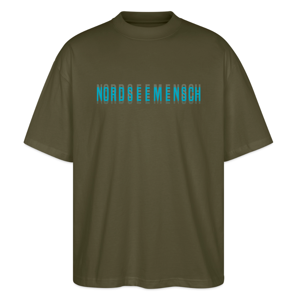 Nordseemensch - Unisex Oversize Bio T-Shirt - Khaki
