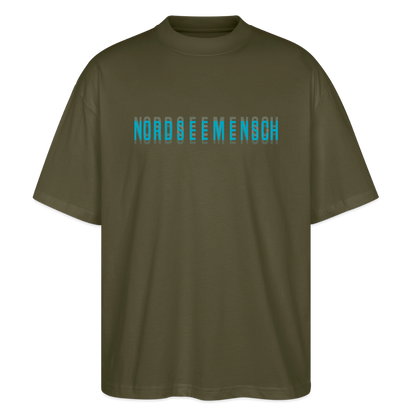 Nordseemensch - Unisex Oversize Bio T-Shirt - Khaki