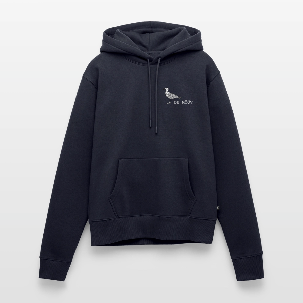 Damen Premium Hoodie - de Mööv (weiss) - Navy