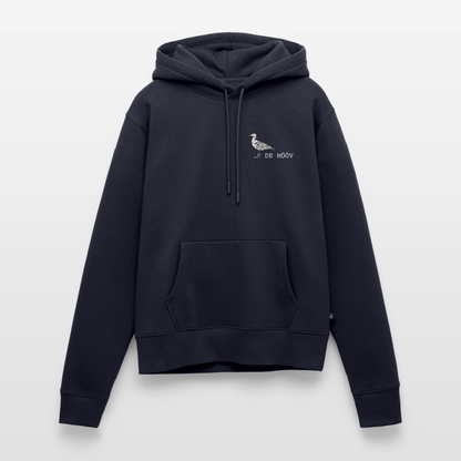 Damen Premium Hoodie - de Mööv (weiss) - Navy
