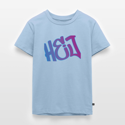 Kinder Premium T-Shirt "Hej" - Hellblau