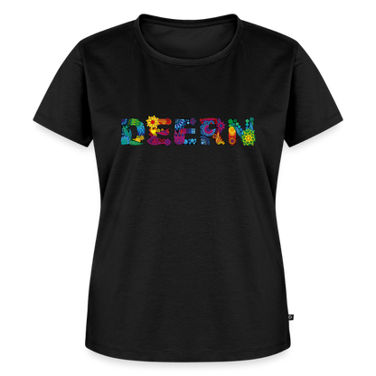 Damen Premium Bio T-Shirt - Deern - Schwarz