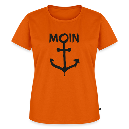 Damen Premium Bio T-Shirt - Moin Anker - Orange 