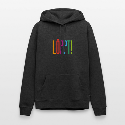 Herren Premium Hoodie - Löppt! - Anthrazit meliert