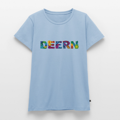 Damen Premium Bio T-Shirt - Deern - Hellblau