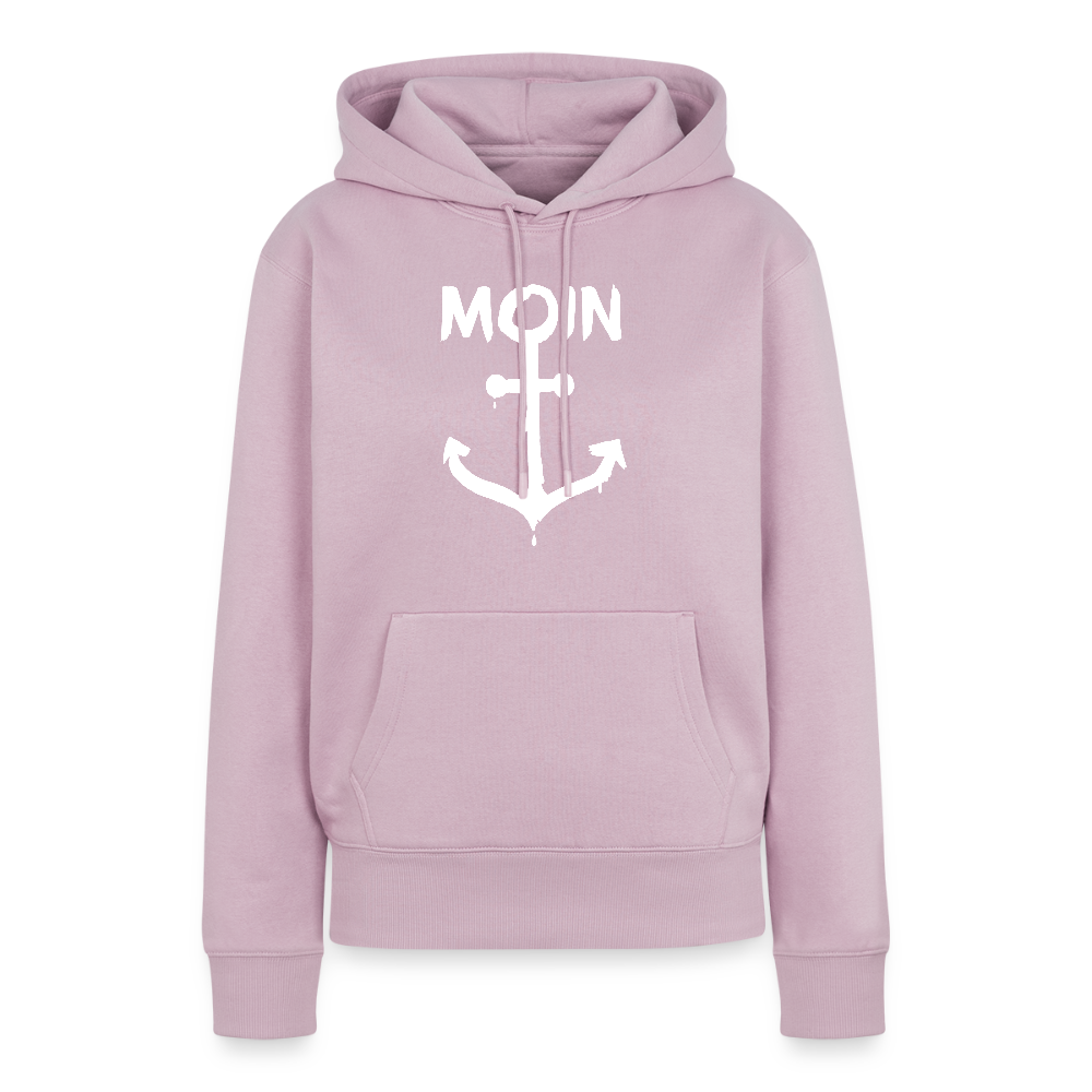 Damen Premium Hoodie - Moin Anker (weiss) - Altrosa