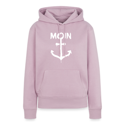 Damen Premium Hoodie - Moin Anker (weiss) - Altrosa