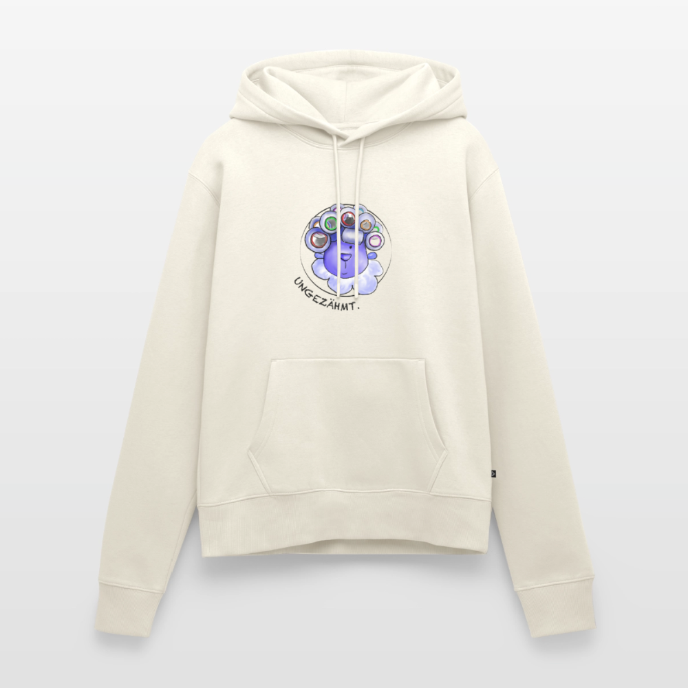 Damen Premium Hoodie - Schaf ungezähmt - Naturweiß