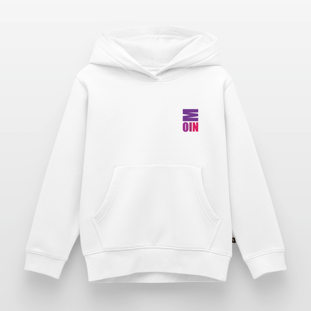 Kinder/Teenager Premium Hoodie "Moin" - Weiß