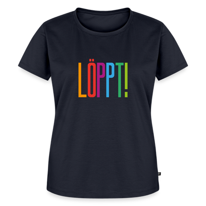 Damen Premium Bio T-Shirt - Löppt! - Navy