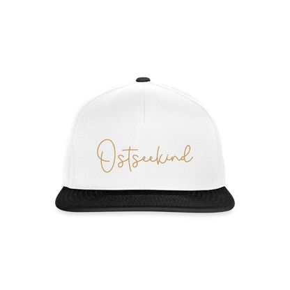 Snapback Cap - Ostseekind - Weiß/Schwarz