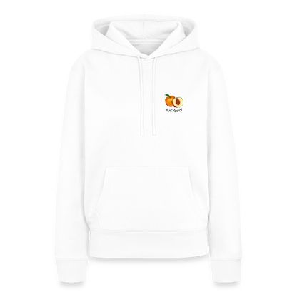 Damen Premium Hoodie - Plüschappel - Weiß
