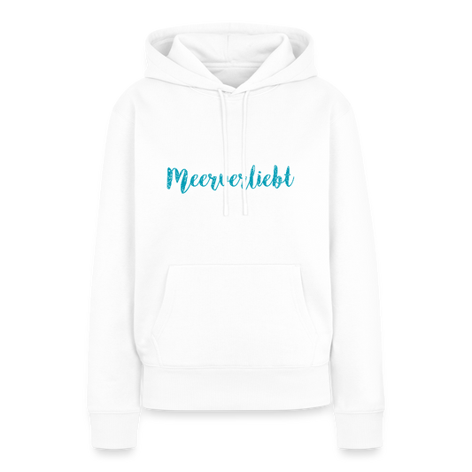 Damen Premium Hoodie - Meerverliebt - Weiß