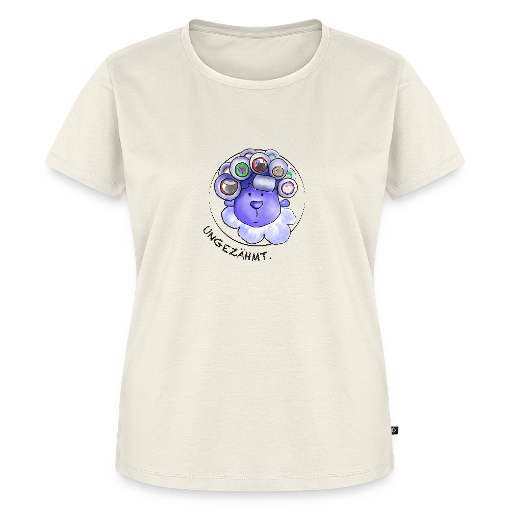 Damen Premium T-Shirt - Schaf ungezähmt - Naturweiß