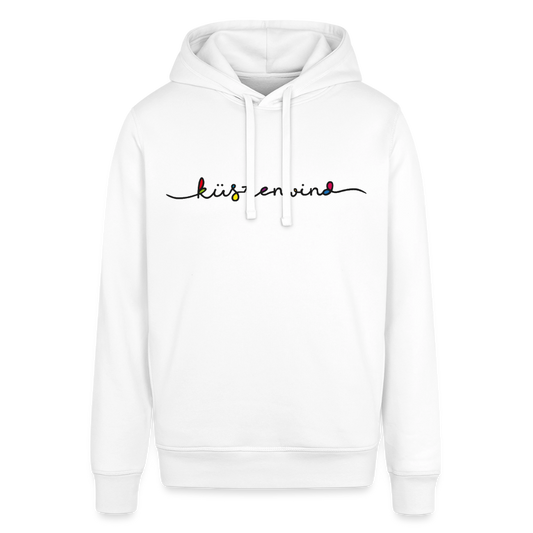 Küstenwind - Unisex Bio-Hoodie - Weiß